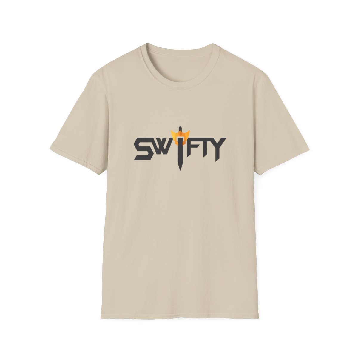 Swifty Sword Logo T-Shirt | Gaming Sword Graphic Tee | Swifty